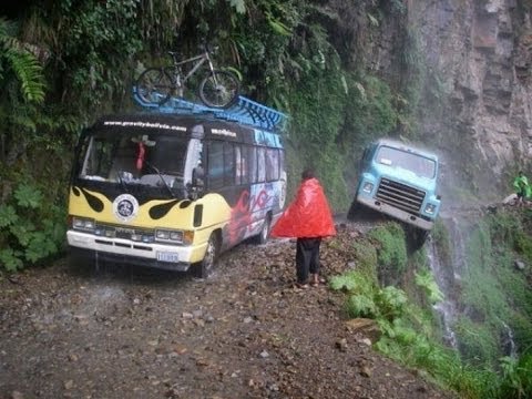 The Most Dangerous Roads In The World / 'The Road Of Death' / Bolivia