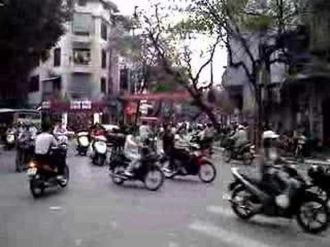 Crazy Traffic in Hanoi, Damn Asian Drivers