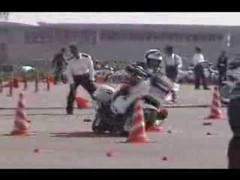 Japanese Police Motorcycle Riding Competition